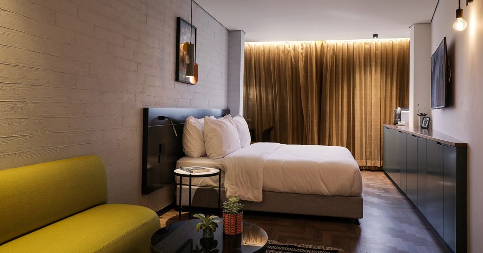 חדר עם מיטה  - מלון מיוז תל אביב